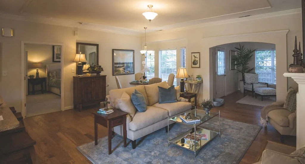 Homestead Hills Winston-Salem NC | Cottage Home Living Room