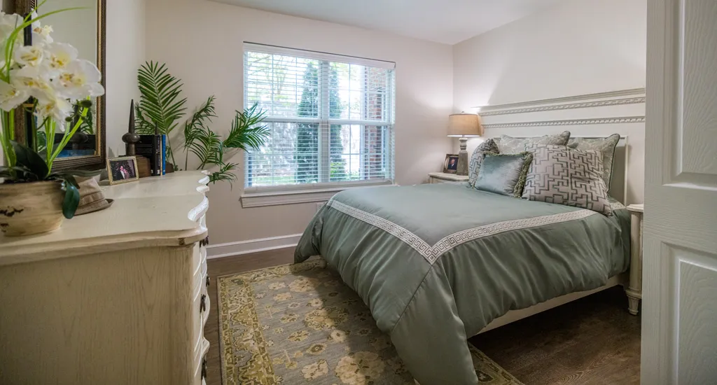 Homestead Hills Winston-Salem NC | Villa Apartment Bedroom 2024-01