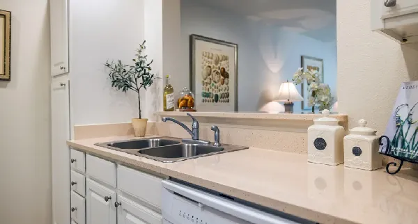 Homestead Hills Winston-Salem NC | Villa Apartment Kitchen 2024-02